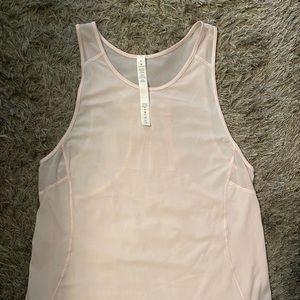 blush pink lululemon loose fit tank